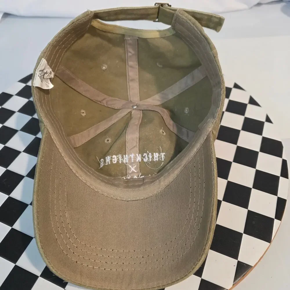 Thick Thighs X Thin Patience‎ Khaki Green Embroidered Dad Hat OSFA